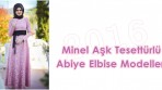 Minel Aşk 2016 Tesettürlü Abiye Elbiseler